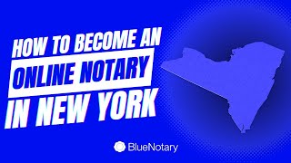 How to Become an Online Notary in New York [upl. by Akiras798]