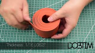 DOBTIM SBR Styrene Butadiene Rubber gasket sheet strirp [upl. by Sixela]