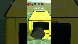 Tug of war g wagon vs thar indianbikedriving3dnewupdate gta [upl. by Nahte587]