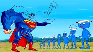 Evolution Of SUPERMAN vs Evolution Of MONSTER RADIATION  Returning From The Dead SECRET  FUNNY [upl. by Ynaitirb]