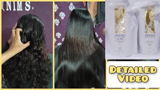 How to Hair smoothingStraightning Extenso Permanent Hair Straightening With Loreal Xtenso [upl. by Ahsea998]