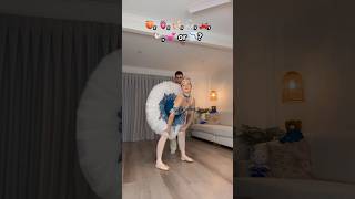 WE NEED TO KNOW 😅😩  dance trend viral couple funny ballet challenge game shorts [upl. by Llerrej204]