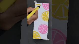 easy bookmark drawing colorenthusiasts [upl. by Ardnaeed]