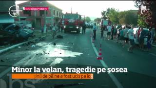 O viaţă a fost curmată de un tânăr de 17 ani care a vrut doar să braveze [upl. by Kenwee]