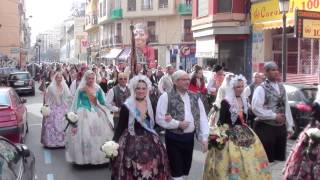 Ofrenda de Flores  Las Fallas 2013  Valencia [upl. by Lladnar871]