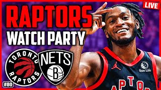 Raptors vs Nets LIVE Watch Along  Enter To Win A Toronto Raptors Jersey [upl. by Noland251]