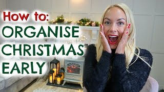 HOW TO GET ORGANISED FOR CHRISTMAS EARLY amp VISTAPRINT HAUL  EMILY NORRIS AD [upl. by Ahsila]