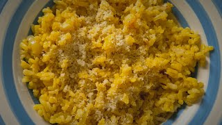 Saffron Risotto Recipe  Italian Creamy Saffron Risotto  Risotto alla Milanese  Saffron Rice [upl. by Peedsaj]