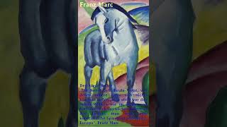 Franz Marc einer der bedeutendsten Maler des deutschen Expressionismus quotDer blaue Reiterquot [upl. by Aidiruy]