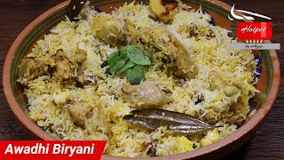 Awadhi Chicken Biryani Recipe  Awadhi Biryani  Hotpot by Arzoo [upl. by Eimmot]