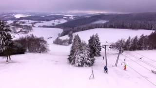 Wildewiese Ski  Snow  Sundern Sauerland  DJI Phantom 3 [upl. by Ivgnout541]