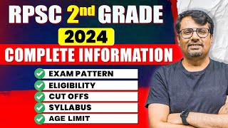 RPSC 2nd Grade 2024  Complete Information on Exam Pattern Eligibility Cutoffs etc RPSC By GP Sir [upl. by Wiltshire]