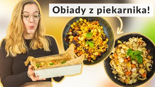 Proste i tanie OBIADY Z PIEKARNIKA Wegańskie zdrowe przepisy [upl. by Shanie232]