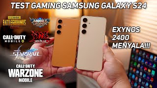 Test Gaming Samsung S24  Exynos 2400 Ternyata GAHAR [upl. by Aivitnahs]