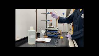 Saponification of methyl benzoate [upl. by Yelak]