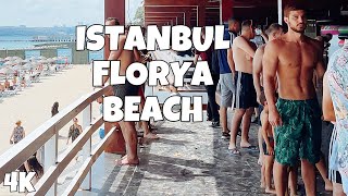 4K 🦊 Istanbul Walk Aqua Floria Beach  Walking Tour [upl. by Wesla]