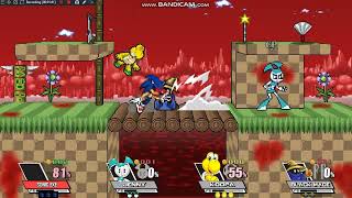 Super Smash Bros Crusade Remix 094a Sonicexe vs Jenny vs Koopa vs Black Mage [upl. by Ahsika]