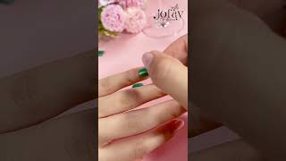 Do you like green press ons nails pressonails naillove diynailsathome nailchannel gelnailtips [upl. by Alastair870]