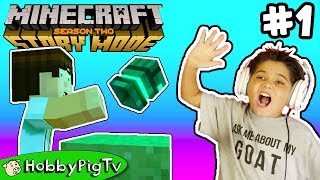 Minecraft Story Mode Season Two Part 1 HobbyPigTV [upl. by Eniamaj]