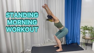 Standing Morning Workout 15 MIN Beginner Friendly [upl. by Shellie]