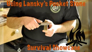 Using Lanskys Pocket Sharpener [upl. by Bocyaj851]