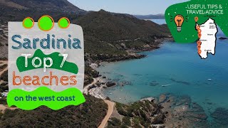 Sardinia  Top 7 beaches on the West Coast  travel info amp useful tips [upl. by Aliuqet980]