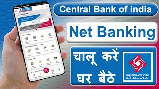 Central Bank Net Banking Kaise Chalu Kare  Central Bank of india Net Banking [upl. by Allehcram]