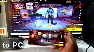 How to Live Stream Free Fire Max from your Android phone using PC [upl. by Nirrek]