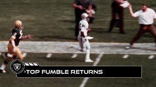 Raiders’ AllTime Memorable Fumble Returns  Raiders  NFL [upl. by Desmond]