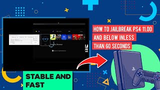 How to Jailbreak PS4 1100 and Below Inless Than 60 Seconds [upl. by Sailesh]