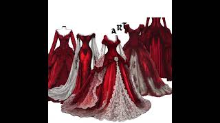 Elegant Gothic Wedding Dress Clip Art and Vampire PNG Collection [upl. by Aitra]