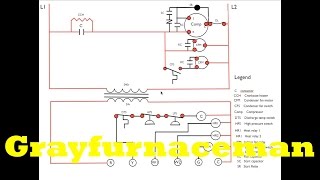 Schematic diagram 14 air conditioner 1 [upl. by Toogood]