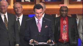 Johnny Manziel Wins The 2012 Heisman Trophy Award [upl. by Nannaihr304]