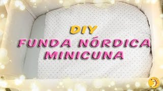 DIY funda NÓRDICA para MINICUNA muy fácil [upl. by Machos]