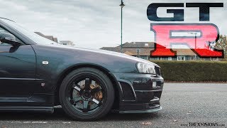 NISSAN SKYLINE GTR R34  4K VIDEO [upl. by Htnnek]