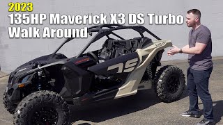 2023 Can Am Maverick X3 DS Turbo First Look Walk Around Review [upl. by Meelas112]