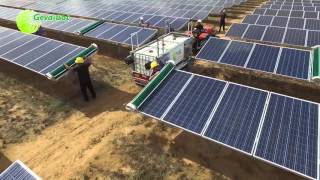 The GEVABOT Patroller  Revolutionary Solar PV Modules Cleaning Robot [upl. by Ashman]