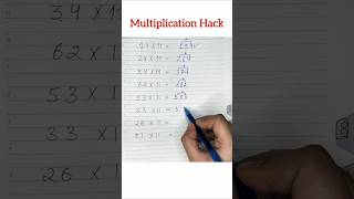 Multiplication Hack 😮 Must watch 👆multiplicationtrickshortsmaths knowledgeworld [upl. by Yeliah769]