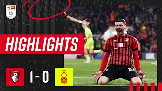 Moore sends Bournemouth to the PREMIER LEAGUE  AFC Bournemouth 10 Nottingham Forest [upl. by Anneyehc]