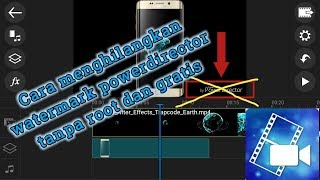 Cara Menghilangkan Tulisan Watermark di Aplikasi PowerDirector [upl. by Eleonora]