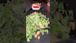 Vegan Kale Caesar salad at Crossroads Kitchen in West Hollywood [upl. by Aiouqahs]