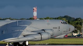 2 x B52 Launch  RAF Fairford Smoky [upl. by Vandyke]