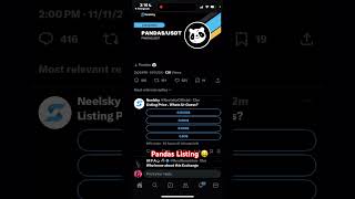 Pandas Airdrop Listing Price 🌟 Pandas Airdrop New Update Pandas Airdrop listing Exchange [upl. by Koppel]