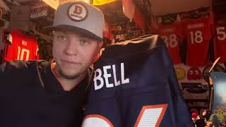 Denver Broncos Tatum Bell Jersey Unboxing [upl. by Ailemak480]