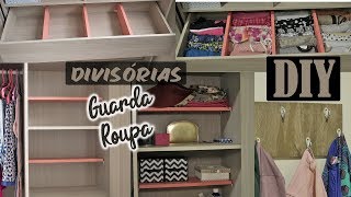 IDEIAS PARA ORGANIZAR GUARDA ROUPA E QUARTO [upl. by Analart378]