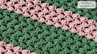 How to Crochet Easy Shell Stitch Pattern [upl. by Murial]