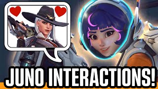 The NEW Overwatch JUNO Interactions are STELLAR 🌌 [upl. by Notliw]