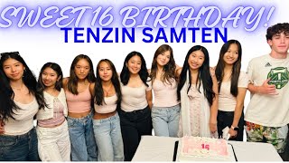 TENZIN SAMTEN SWEET 16 BIRTHDAY PARTY [upl. by Joseito]