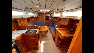 Hallberg Rassy 34 Inside [upl. by Rolat164]