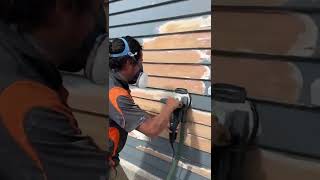 Festool RG130 Weatherboard Sander Demo [upl. by Phail]